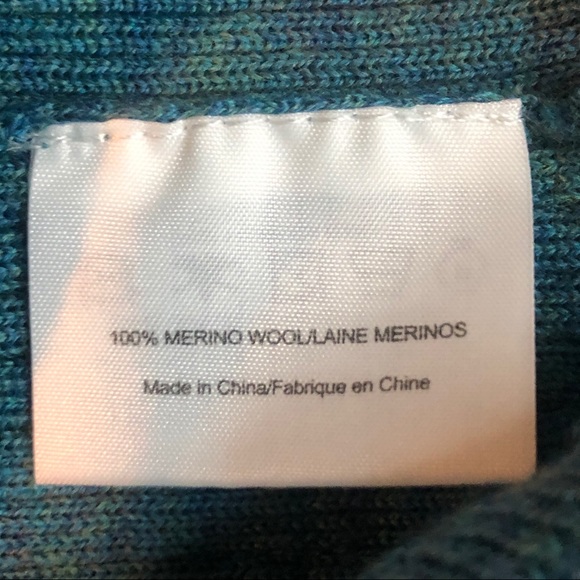 Tory Burch Teal Ribbed Cardigan - Picture 7 of 13